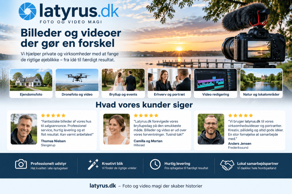 Eksempel på kreativ billedbehandling og levende minder hos Latyrus