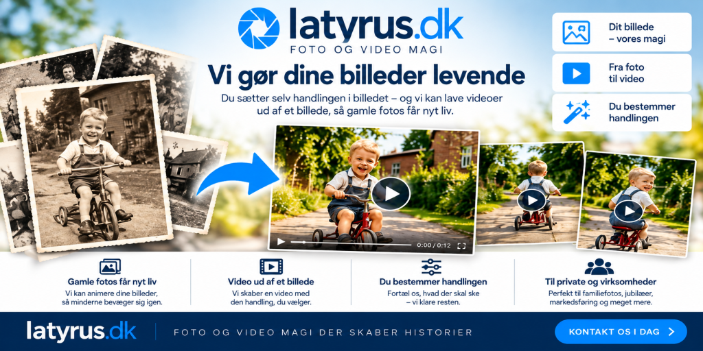 Eksempel på kreativ billedbehandling hos Latyrus