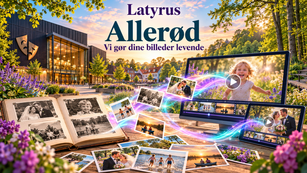 Foto til farve og video i Allerød Latyrus – fotoalbum og levende billeder for Allerød