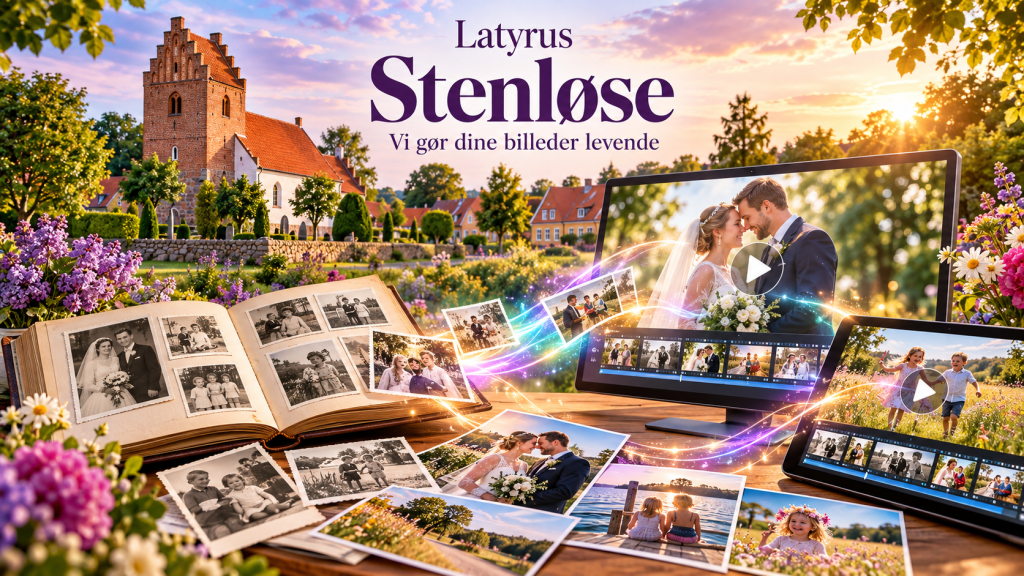 Foto til farve og video i Stenløse Latyrus – fotoalbum og levende billeder for Stenløse