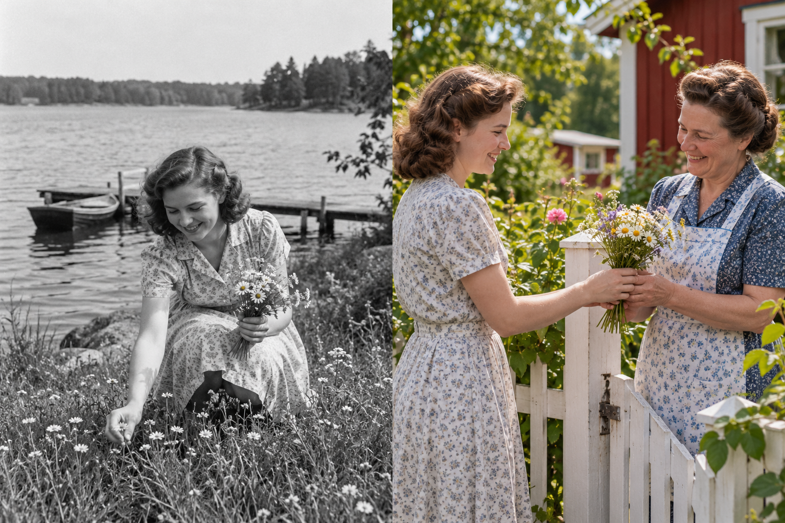Foto til farve og video i Hillerød Sommerminder – udgangspunkt i sort-hvid