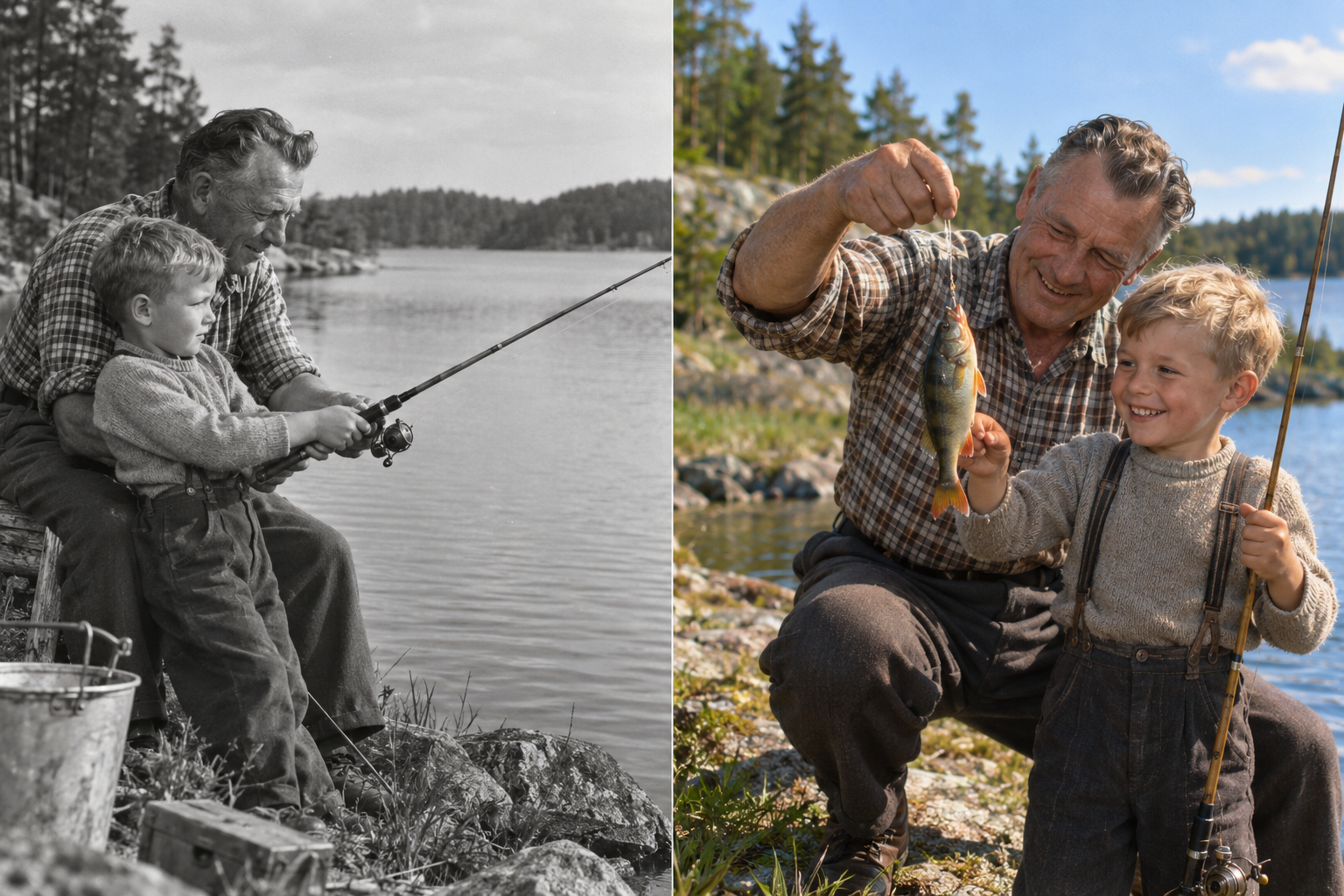Foto til farve og video i Hillerød Fisketuren – udgangspunkt i sort-hvid